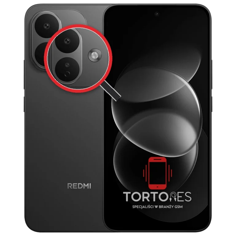 Redmi Note 17 Pro 5G z lupą na tylnych aparatach - wymiana tylnej kamery