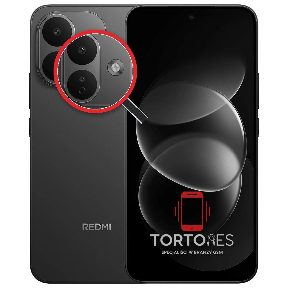 Redmi Note 17 Pro 5G z lupą na tylnych aparatach - wymiana tylnej kamery