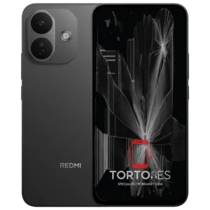 Redmi Note 17 Pro 5G z ilustracją pękniętego wyświetlacza - wymiana zbitego wyświetlacza