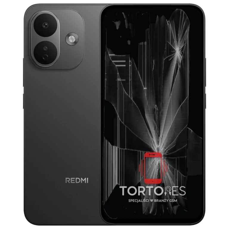 Redmi Note 17 Pro 5G z ilustracją pękniętego wyświetlacza - wymiana zbitego wyświetlacza