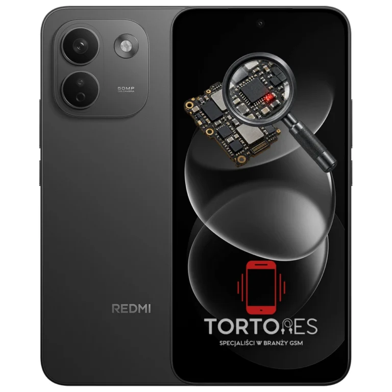 Redmi Note 17 Pro Max 5G z symbolem diagnostyki - diagnoza telefonu