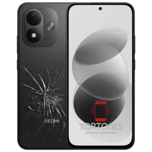 Redmi Note 17 z ilustracją pękniętej tylnej klapki - wymiana zbitej klapki