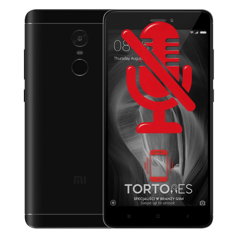 Redmi Note 4 z symbolem mikrofonu - naprawa mikrofonu