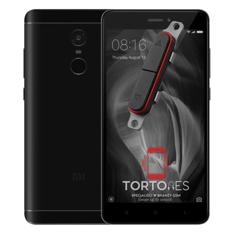 Redmi Note 4 z symbolem przycisków - naprawa przycisków włączania i głośności