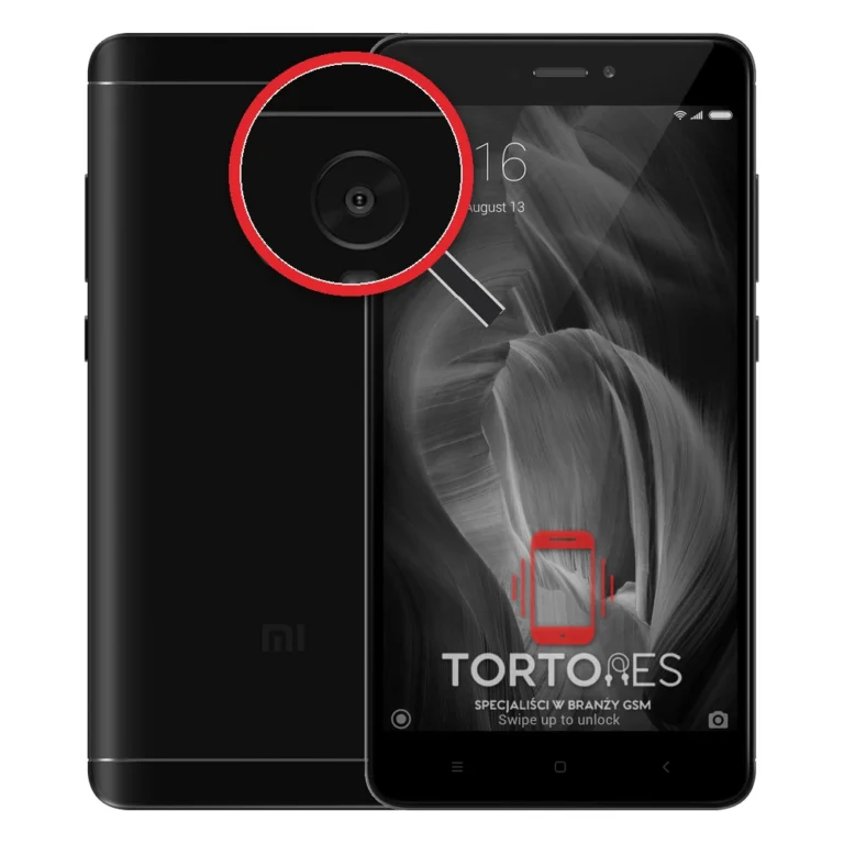 Redmi Note 4 z lupą na tylnych aparatach - wymiana tylnej kamery
