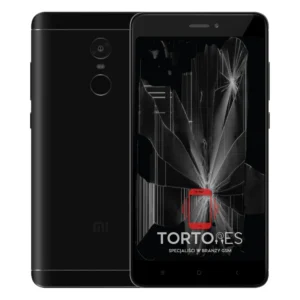 Redmi Note 4 z ilustracją pękniętego wyświetlacza - wymiana zbitego wyświetlacza