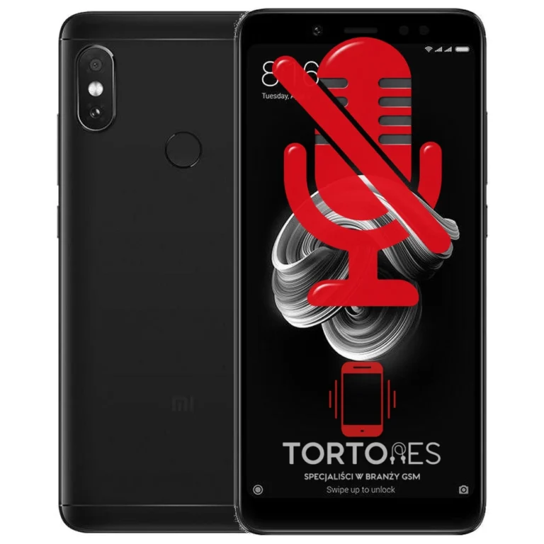 Redmi Note 5 z symbolem mikrofonu - naprawa mikrofonu