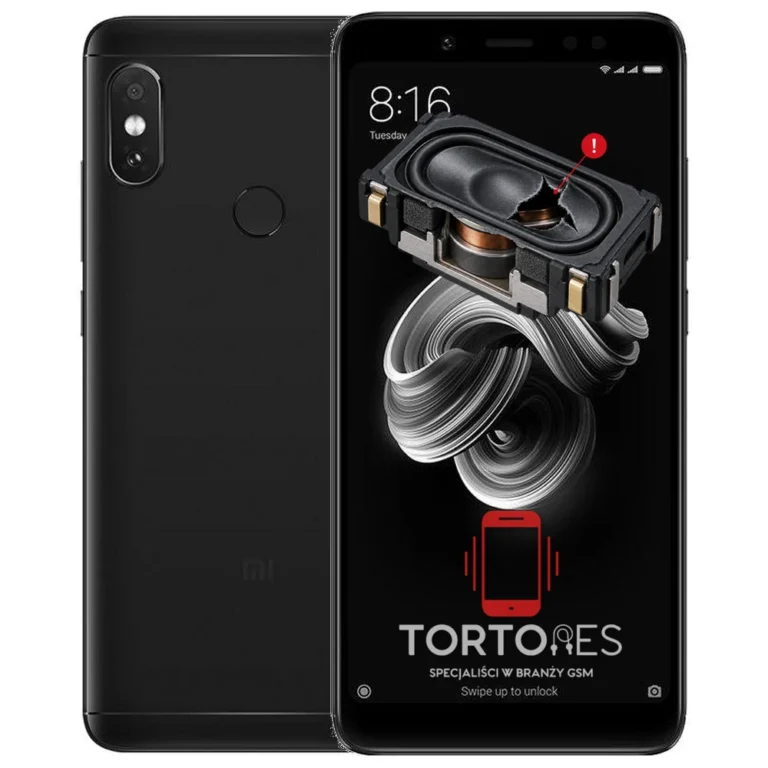 Redmi Note 5 z symbolem głośnika multimedialnego - wymiana głośnika multimedialnego