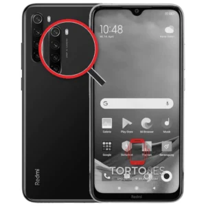 Redmi Note 8 2021 z lupą na tylnych aparatach - wymiana tylnej kamery