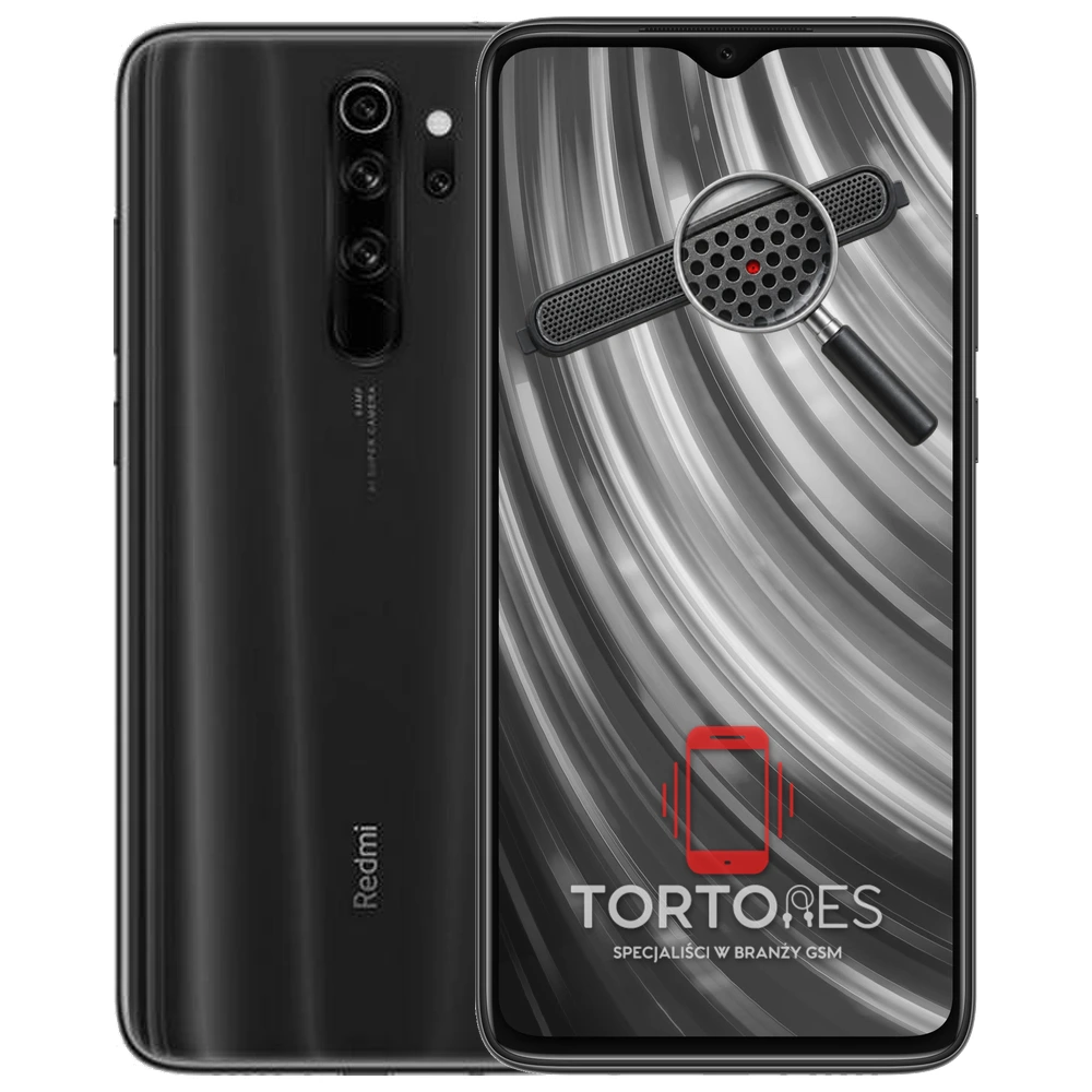 Redmi Note 8 Pro z symbolem głośnika rozmów - wymiana głośnika rozmów