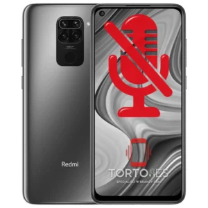 Redmi Note 9 z symbolem mikrofonu - naprawa mikrofonu