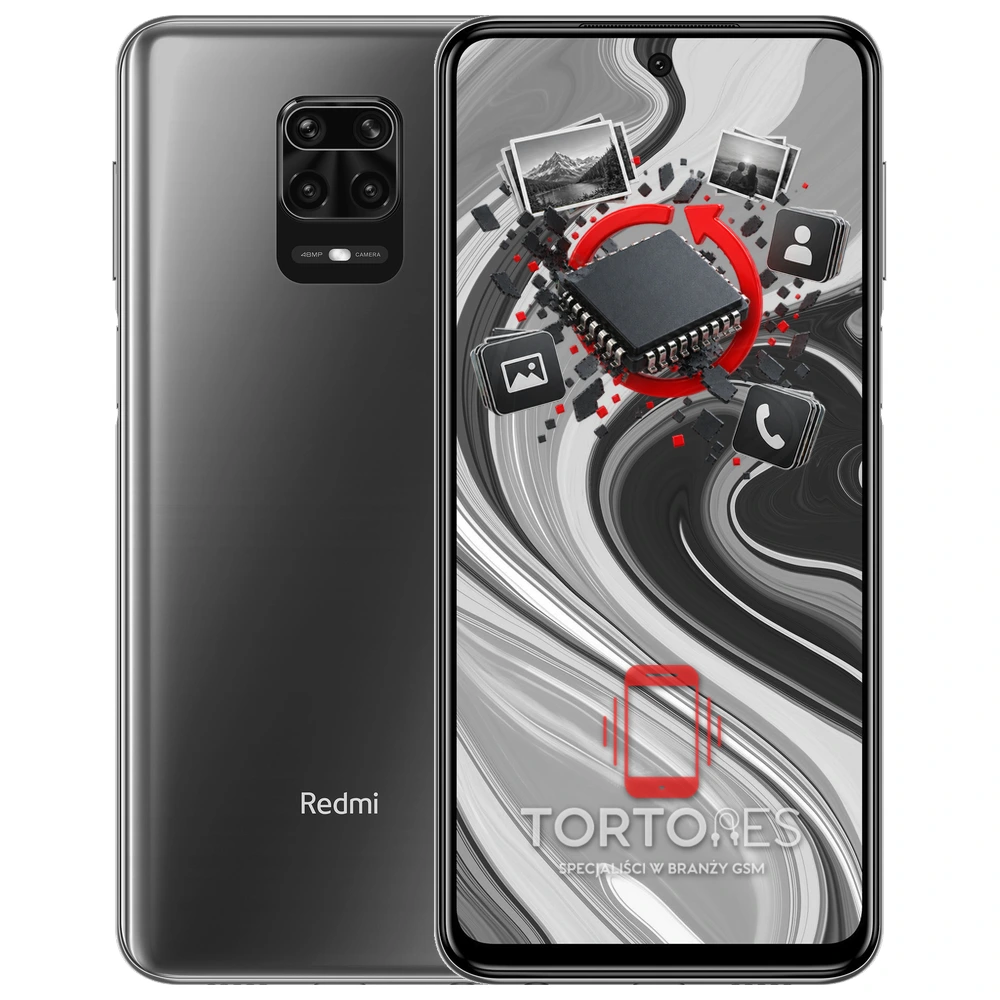 Redmi Note 9S z ilustracją odzyskiwania danych - odzyskiwanie danych