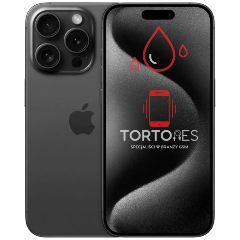 iPhone 15 Pro Max - czyszczenie po zalaniu