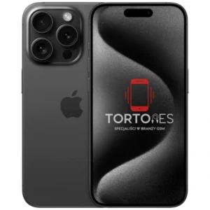 iPhone 15 Pro Max - widok telefonu z przodu i z tyłu