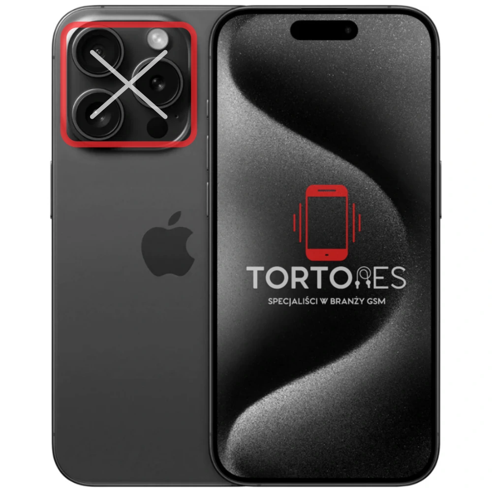 iPhone 15 Pro Max - wymiana tylnej kamery