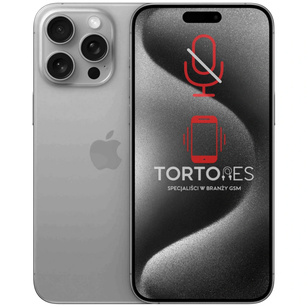 iPhone 15 Pro - wymiana mikrofonu