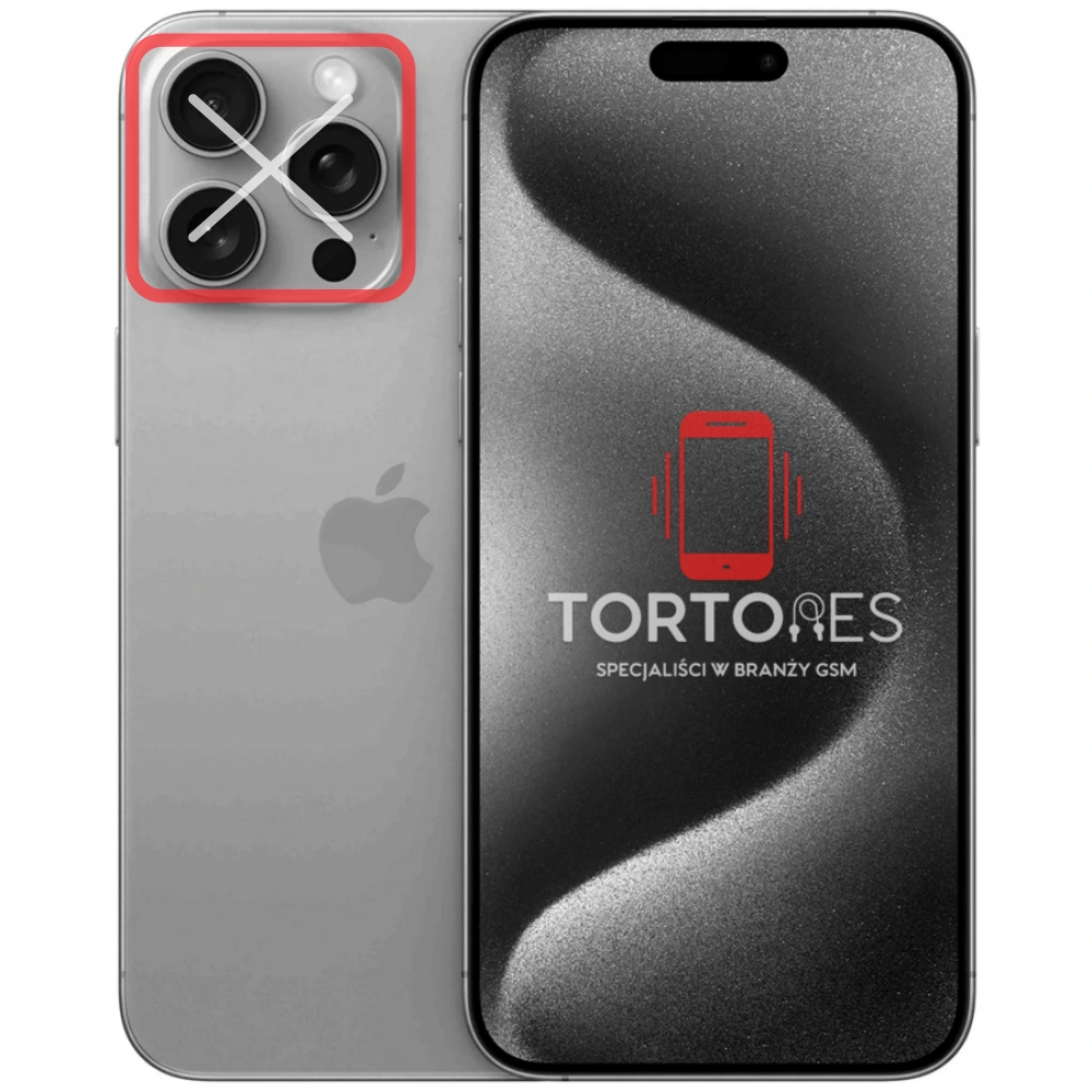 iPhone 15 Pro - wymiana tylnej kamery