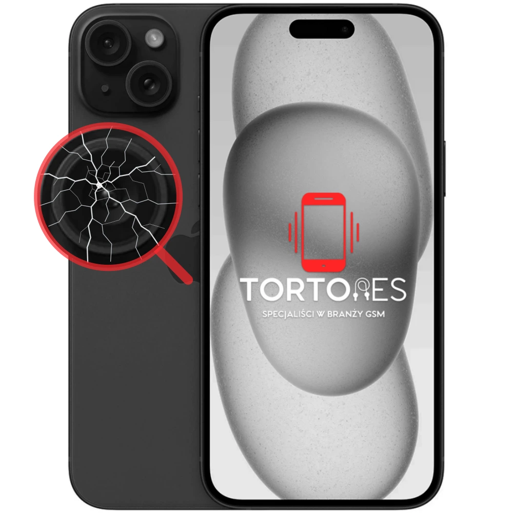 iPhone 15 - wymiana szybki aparatu