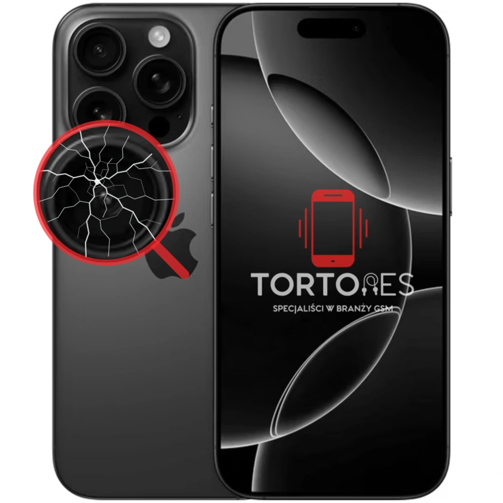 iPhone 16 Pro - wymiana szybki aparatu