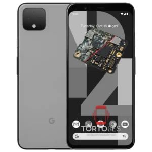 Google Pixel 4 XL z ilustracją zalania - czyszczenie po zalaniu