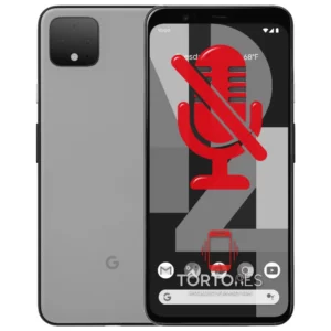Google Pixel 4 XL z symbolem mikrofonu - naprawa mikrofonu