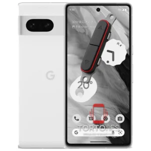 Google Pixel 7 z symbolem przycisków - naprawa przycisków włączania i głośności