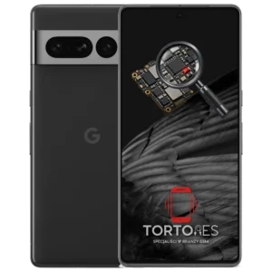 Google Pixel 7 Pro z symbolem diagnostyki - diagnoza telefonu