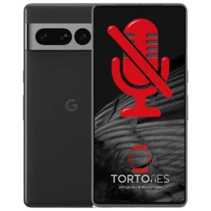 Google Pixel 7 Pro z symbolem mikrofonu - naprawa mikrofonu