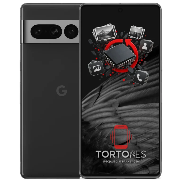Google Pixel 7 Pro z ilustracją odzyskiwania danych - odzyskiwanie danych
