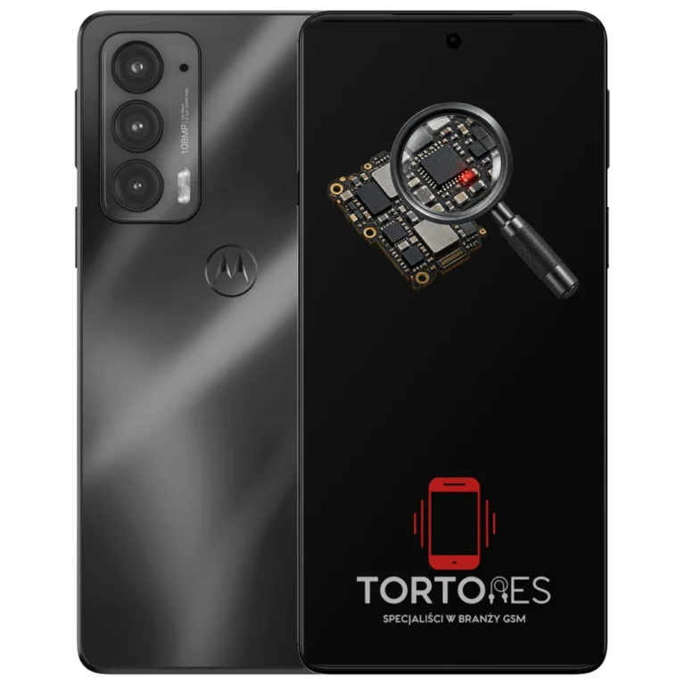 Motorola Edge 20 z symbolem diagnostyki - diagnoza telefonu