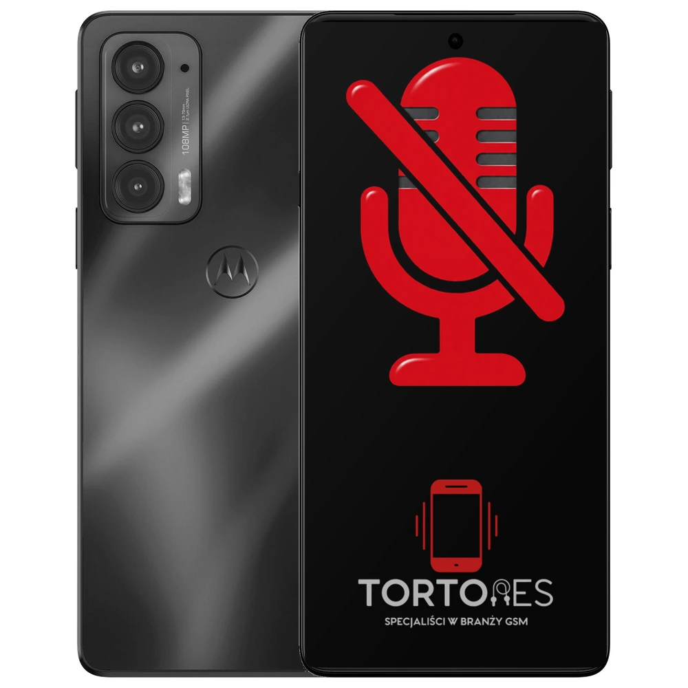 Motorola Edge 20 z symbolem mikrofonu - naprawa mikrofonu