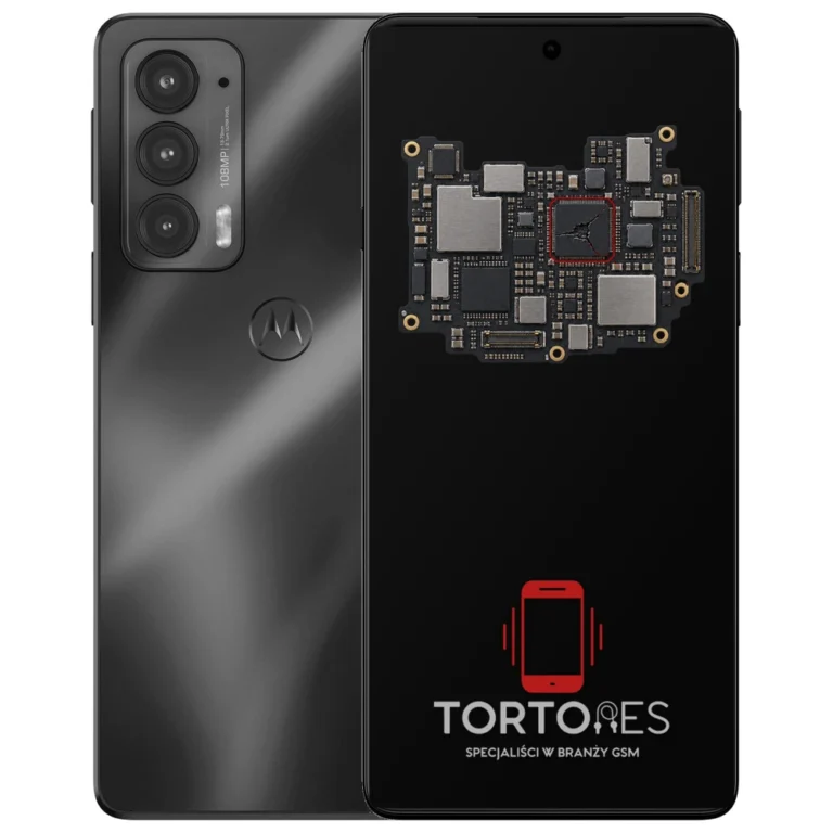 Motorola Edge 20 z ilustracją płyty głównej - naprawa płyty głównej