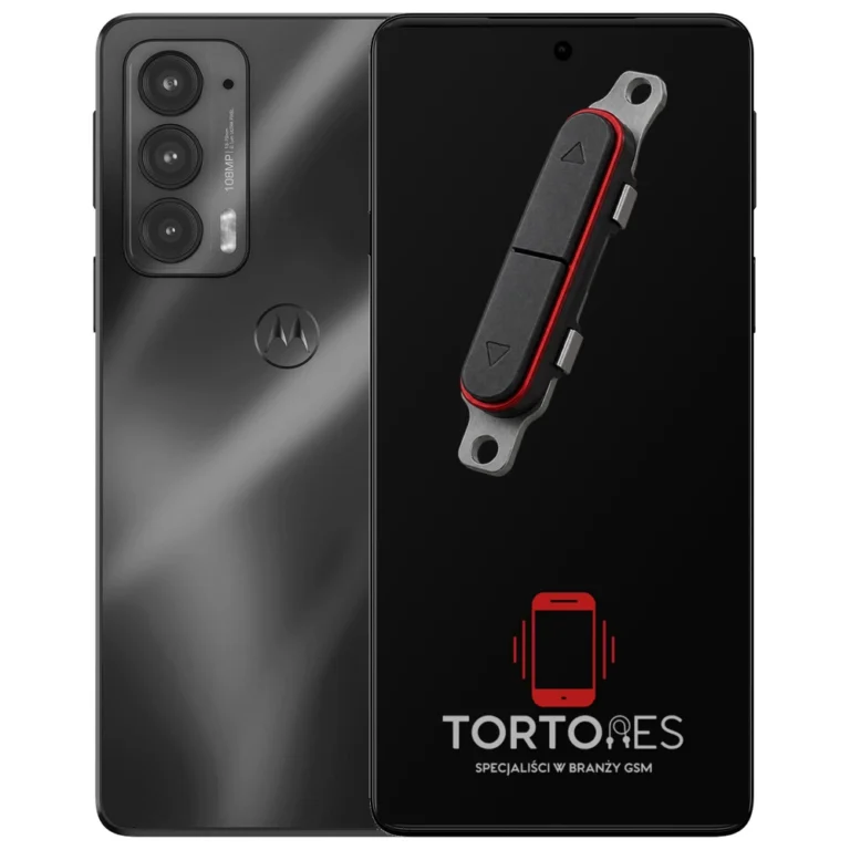 Motorola Edge 20 z symbolem przycisków - naprawa przycisków włączania i głośności