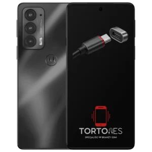Motorola Edge 20 z ilustracją złącza ładowania - naprawa złącza ładowania