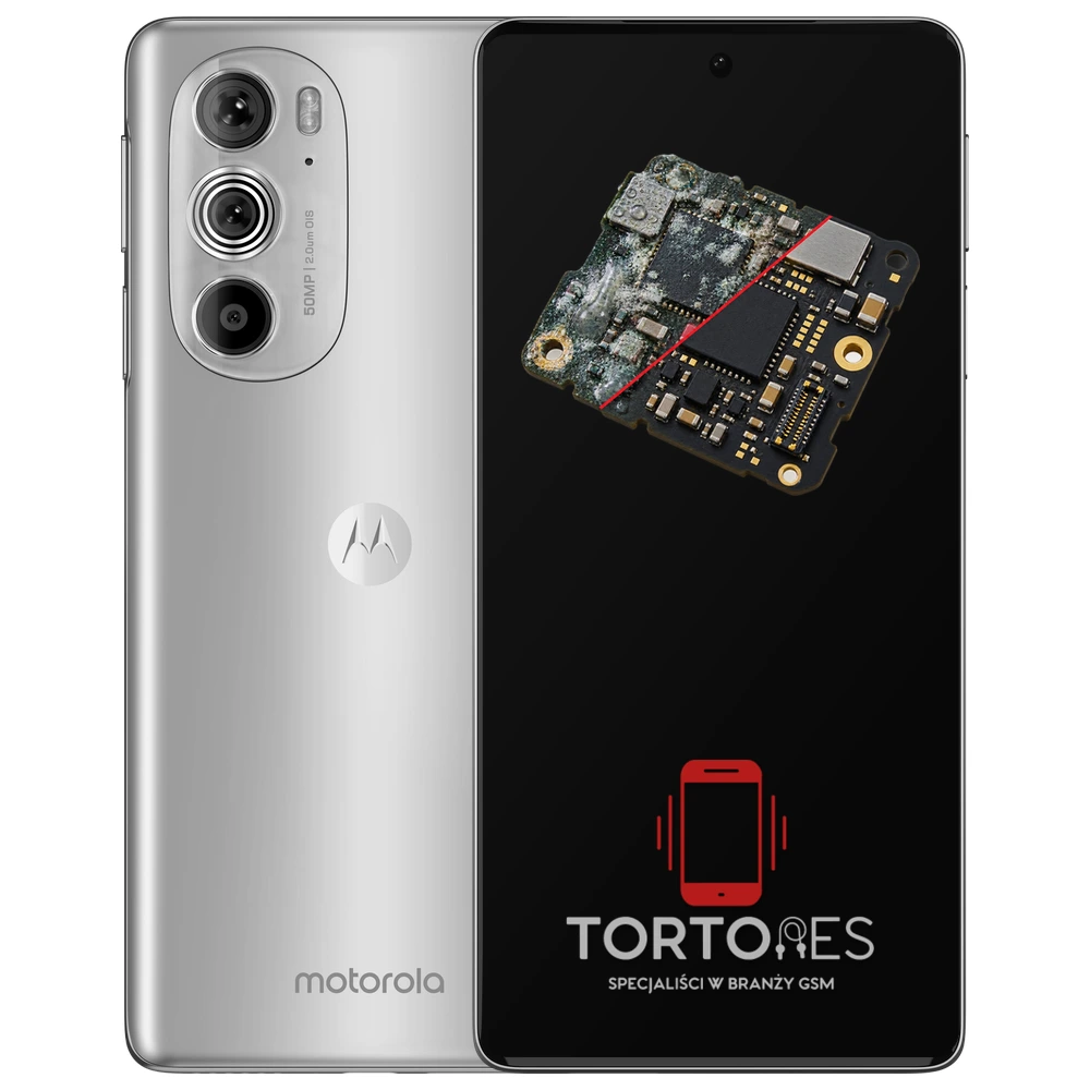 Motorola Edge 30 Pro z ilustracją zalania - czyszczenie po zalaniu