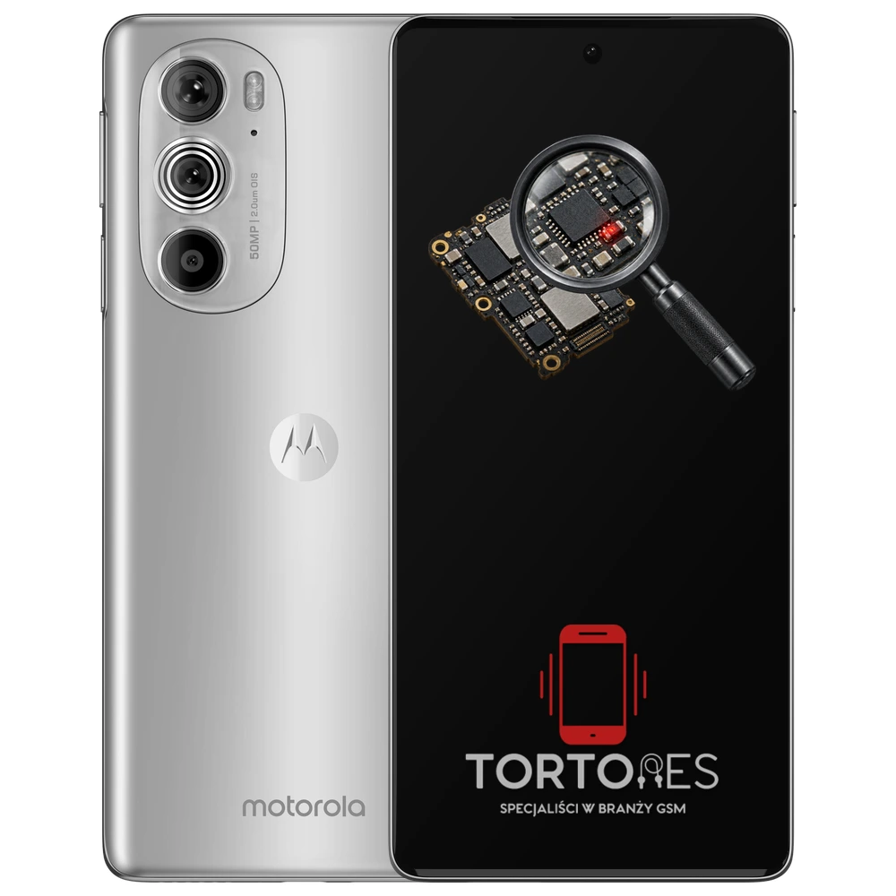 Motorola Edge 30 Pro z symbolem diagnostyki - diagnoza telefonu