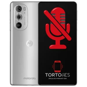 Motorola Edge 30 Pro z symbolem mikrofonu - naprawa mikrofonu