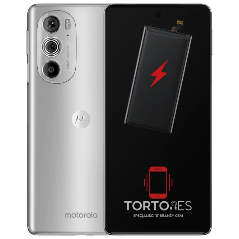 Motorola Edge 30 Pro z ilustracją baterii - wymiana baterii