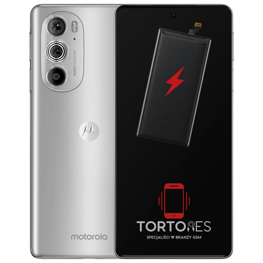 Motorola Edge 30 Pro z ilustracją baterii - wymiana baterii