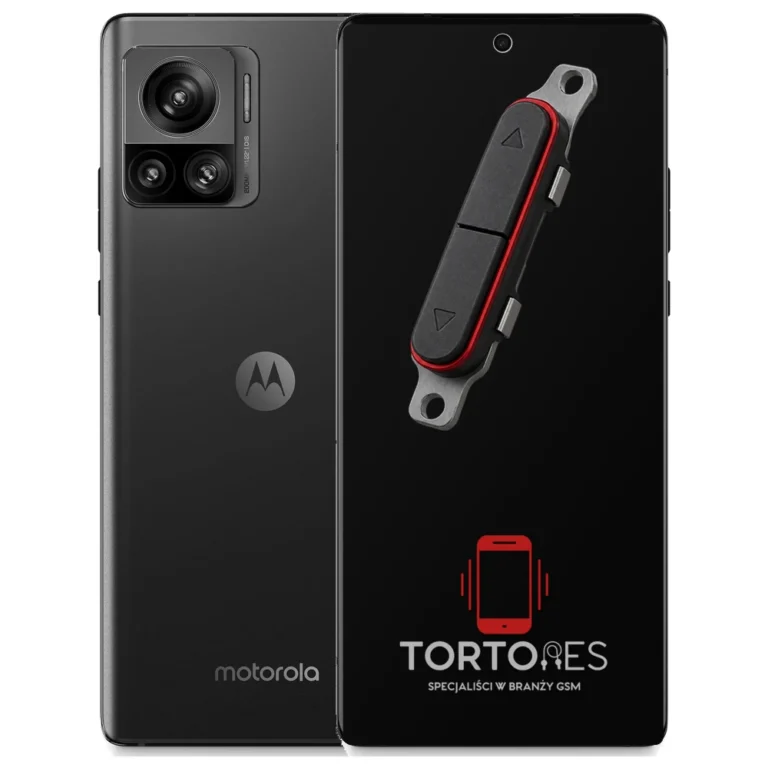 Motorola Edge 30 Ultra z symbolem przycisków - naprawa przycisków włączania i głośności