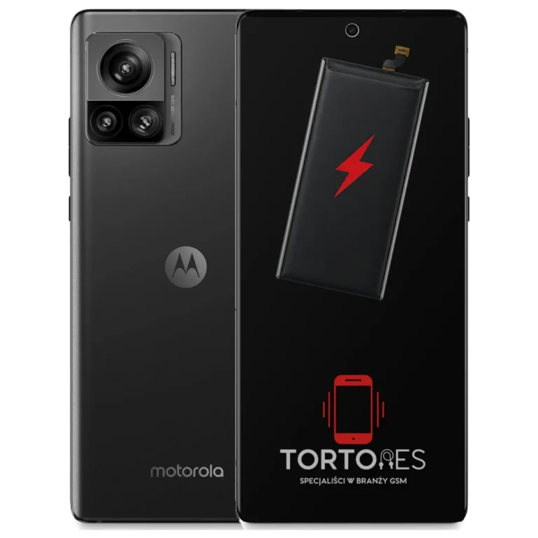 Motorola Edge 30 Ultra z ilustracją baterii - wymiana baterii