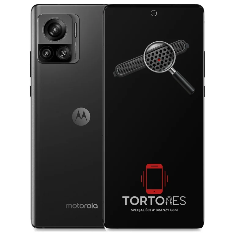 Motorola Edge 30 Ultra z symbolem głośnika rozmów - wymiana głośnika rozmów