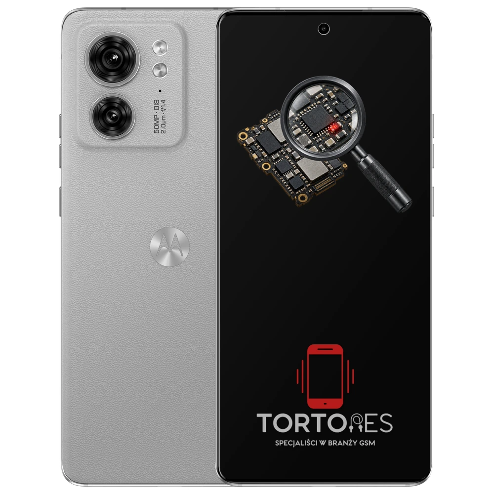 Motorola Edge 40 z symbolem diagnostyki - diagnoza telefonu