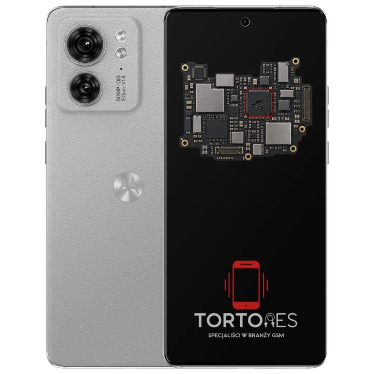 Motorola Edge 40 z ilustracją płyty głównej - naprawa płyty głównej