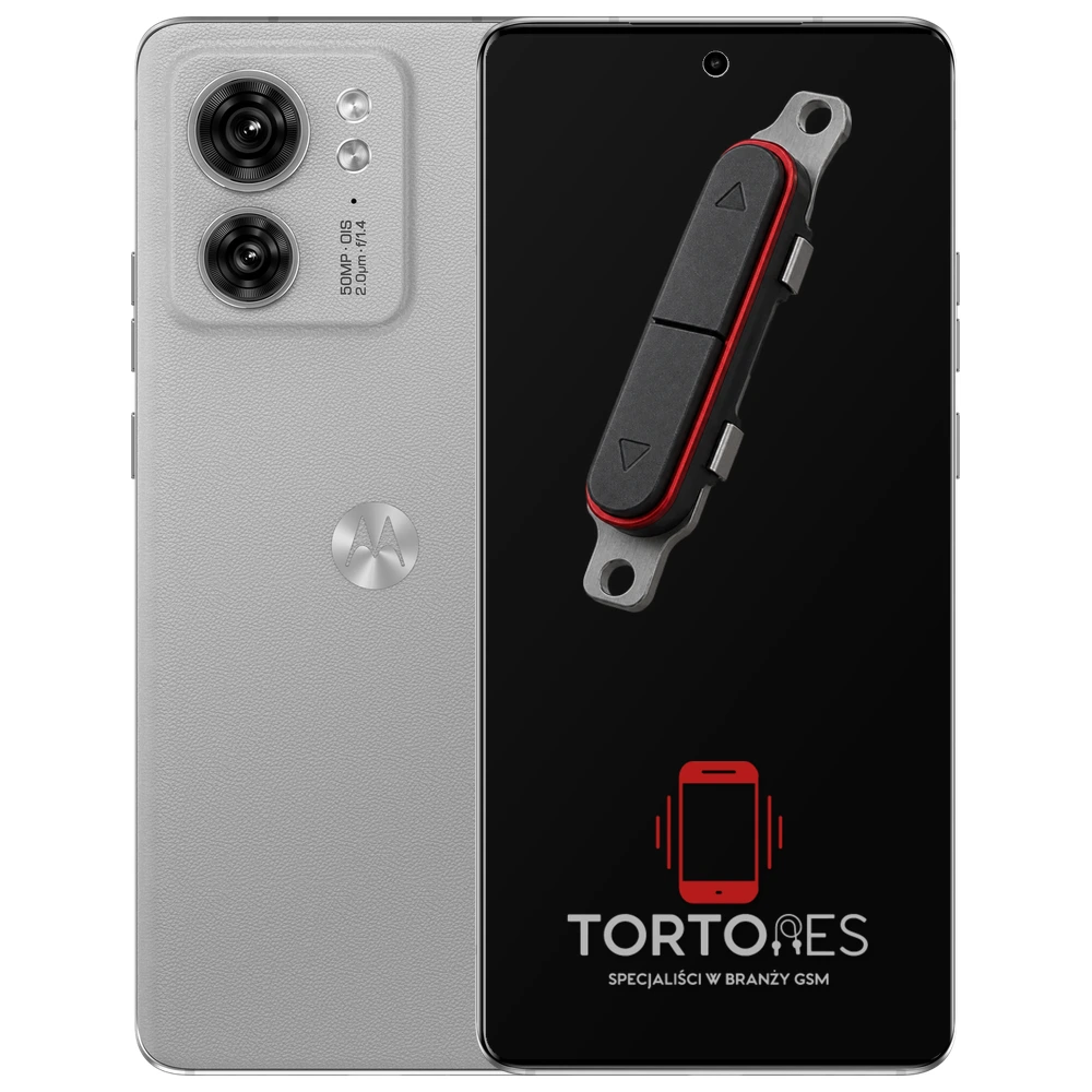 Motorola Edge 40 z symbolem przycisków - naprawa przycisków włączania i głośności