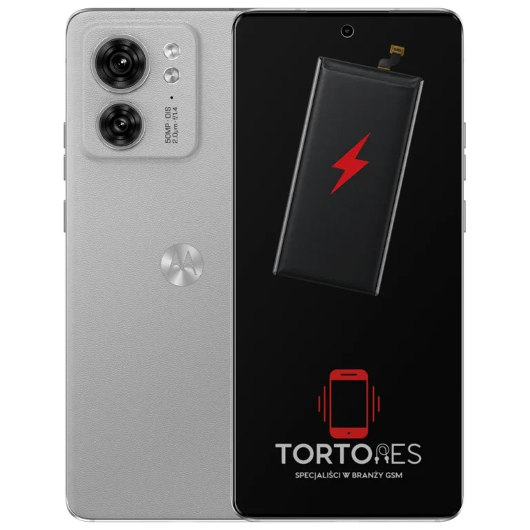 Motorola Edge 40 z ilustracją baterii - wymiana baterii