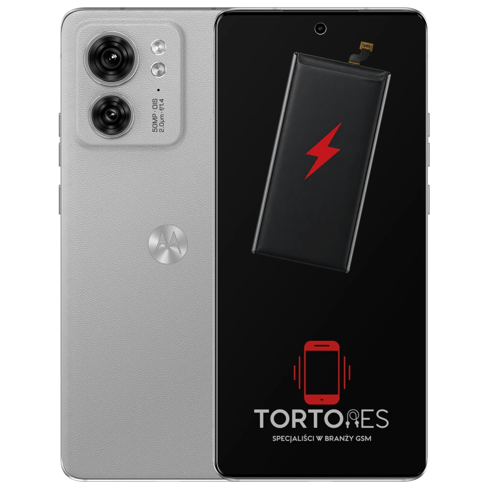Motorola Edge 40 z ilustracją baterii - wymiana baterii