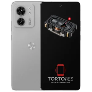 Motorola Edge 40 z symbolem głośnika multimedialnego - wymiana głośnika multimedialnego