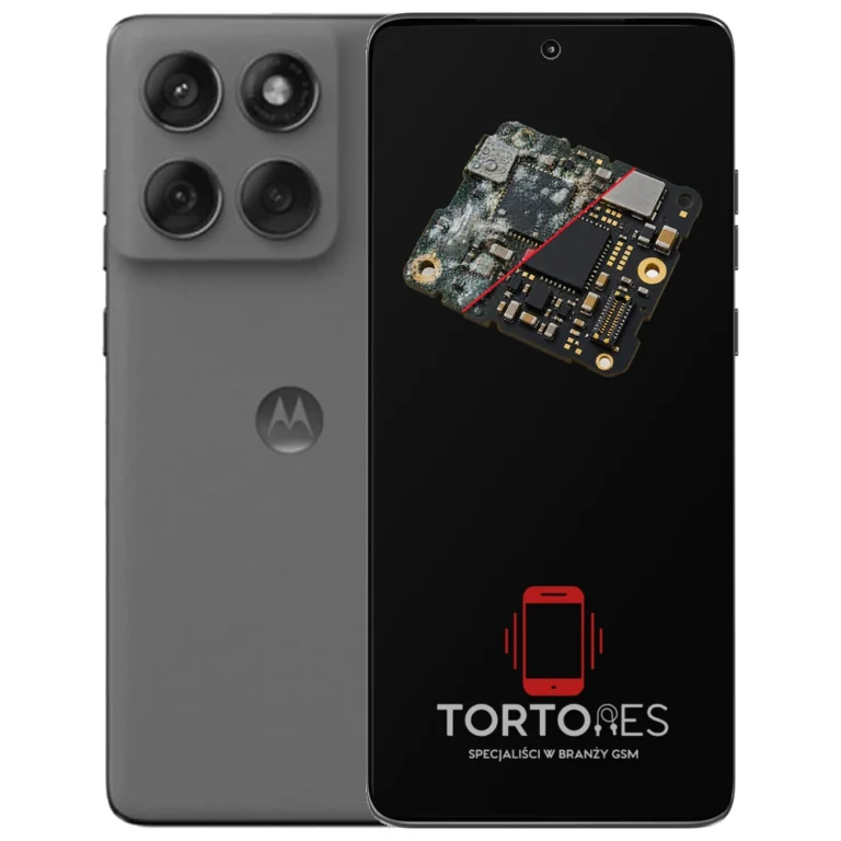 Motorola Edge 60 Fusion z ilustracją zalania - czyszczenie po zalaniu