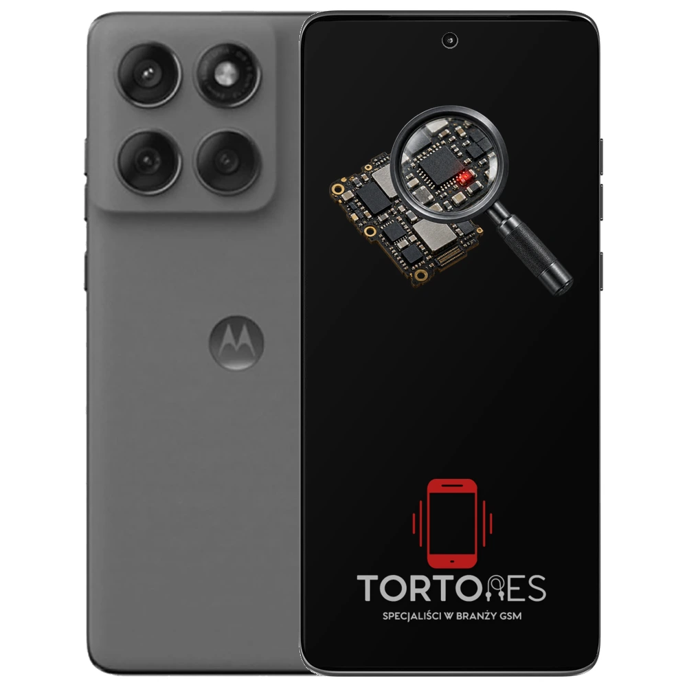 Motorola Edge 60 Fusion z symbolem diagnostyki - diagnoza telefonu